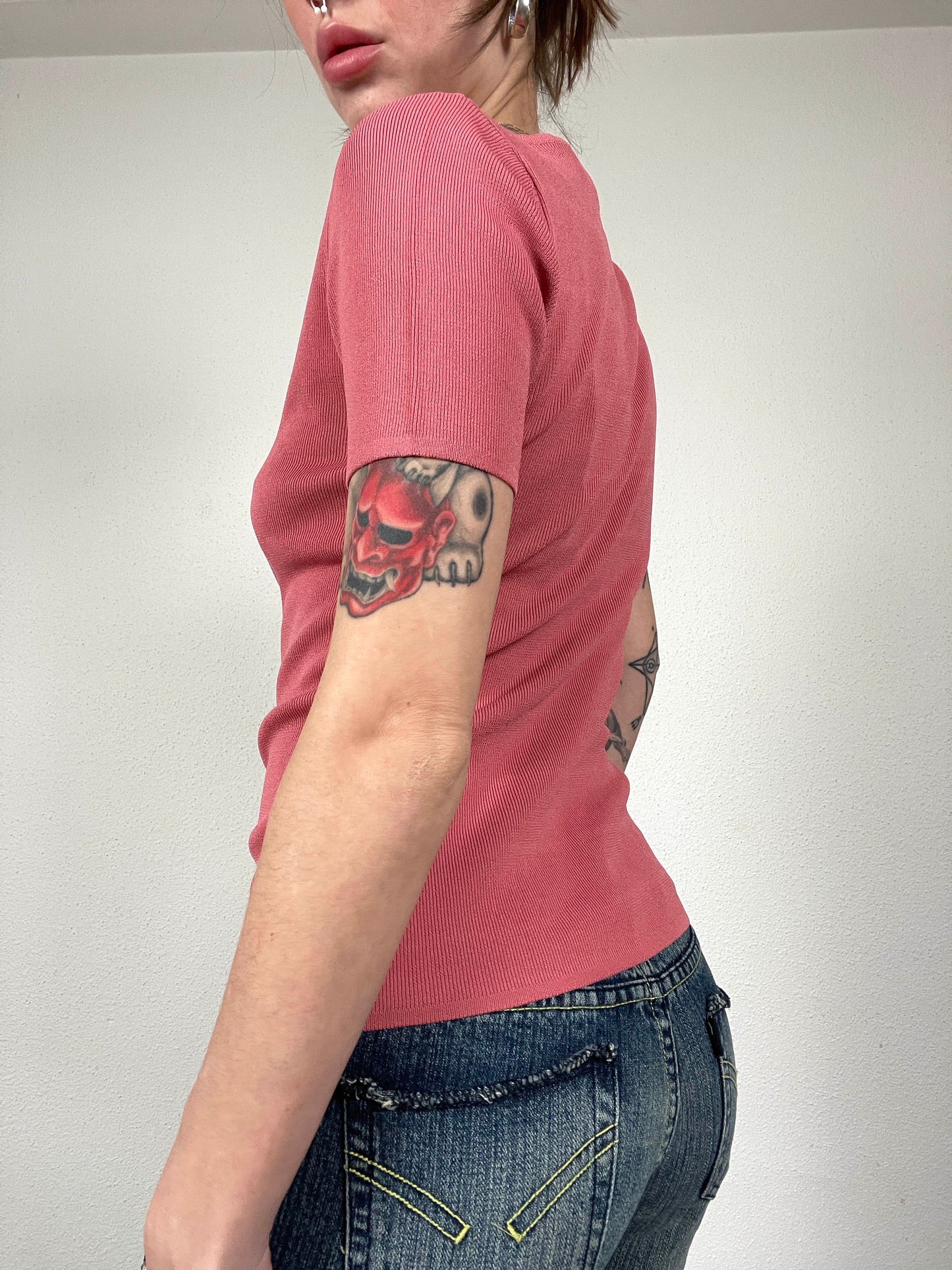 Vintage Versace Jeans Couture Ribbed T-Shirt