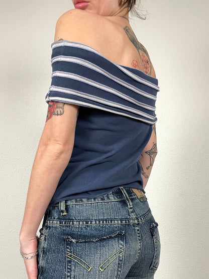 Vintage Sportmax Off-Shoulder Top