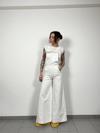 Vintage 70s Embroidered Jumpsuit