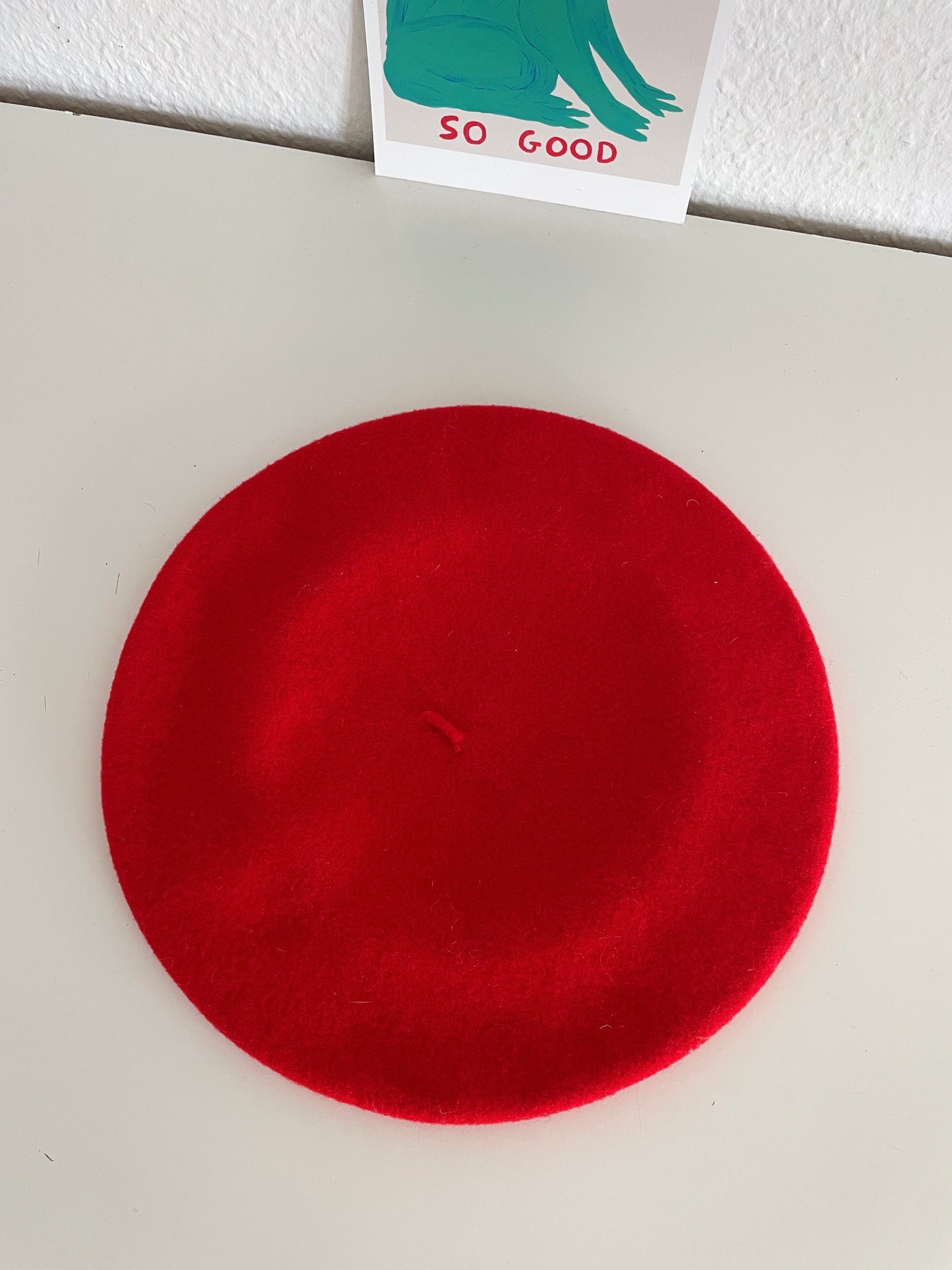 Kangol Modelaine Wool Beret – Vintage Red