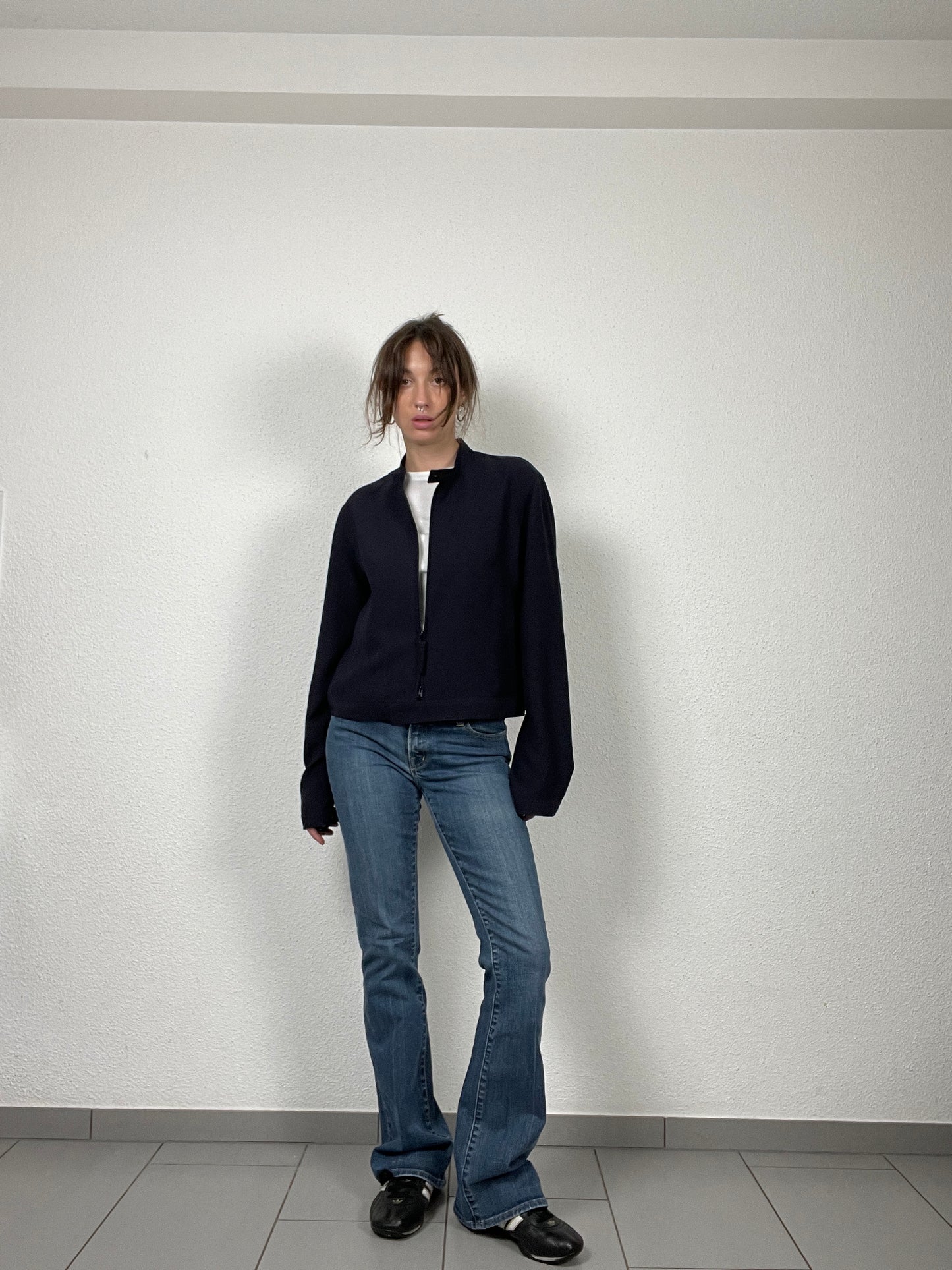 Vintage Y2K 2000s navy Ana Nonza jacket