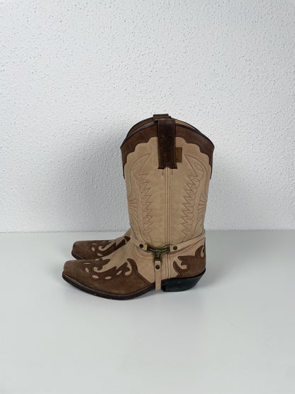 Brown Velverde del Camino cowboy boots