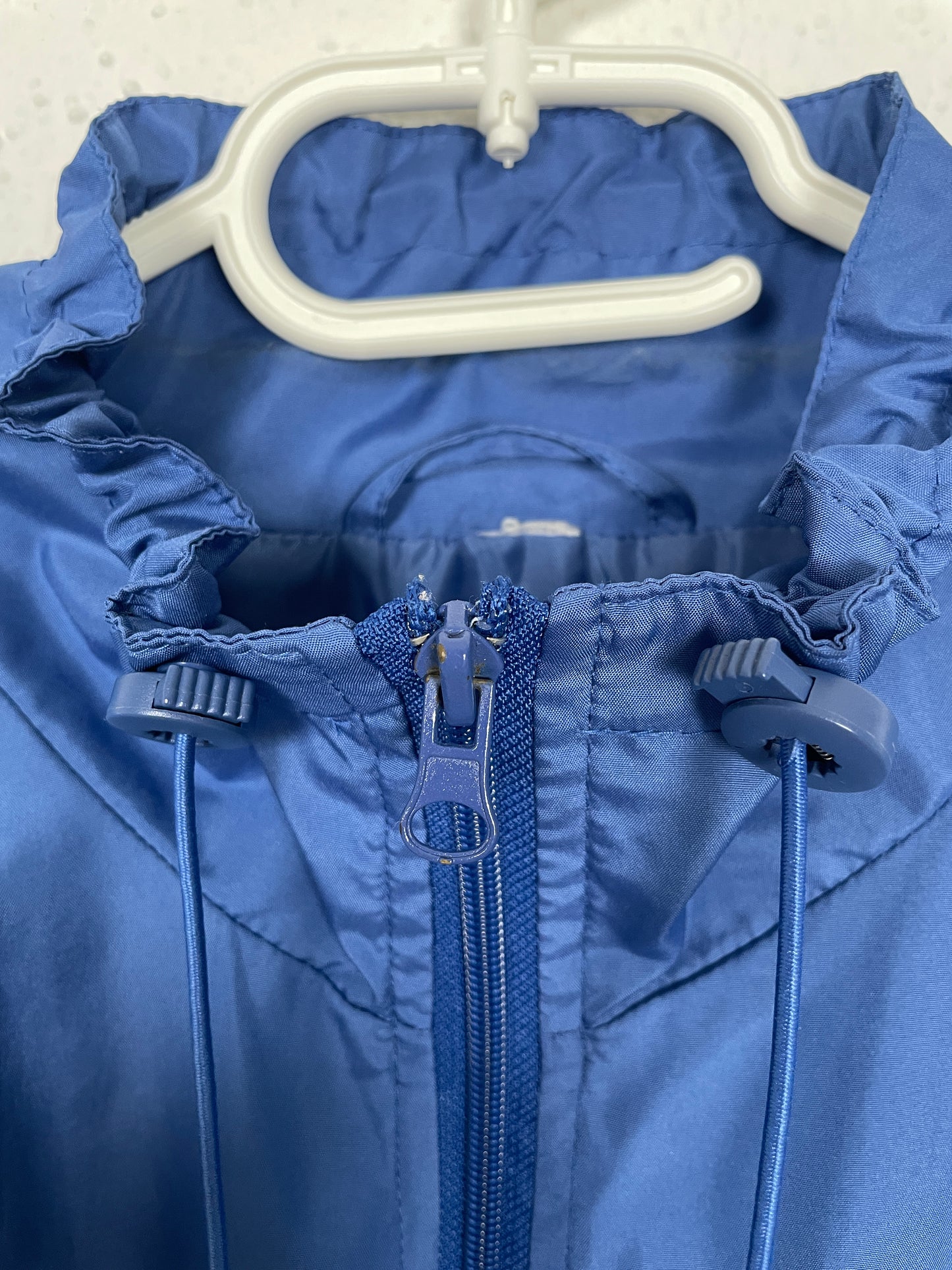 Vintage Blue Windbreaker Jacket – Size M