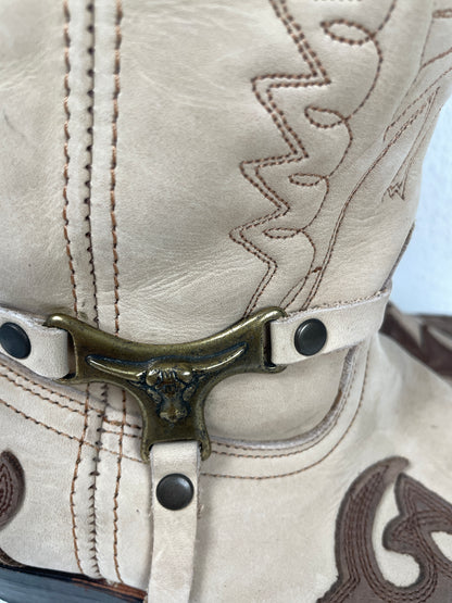 Brown Velverde del Camino cowboy boots