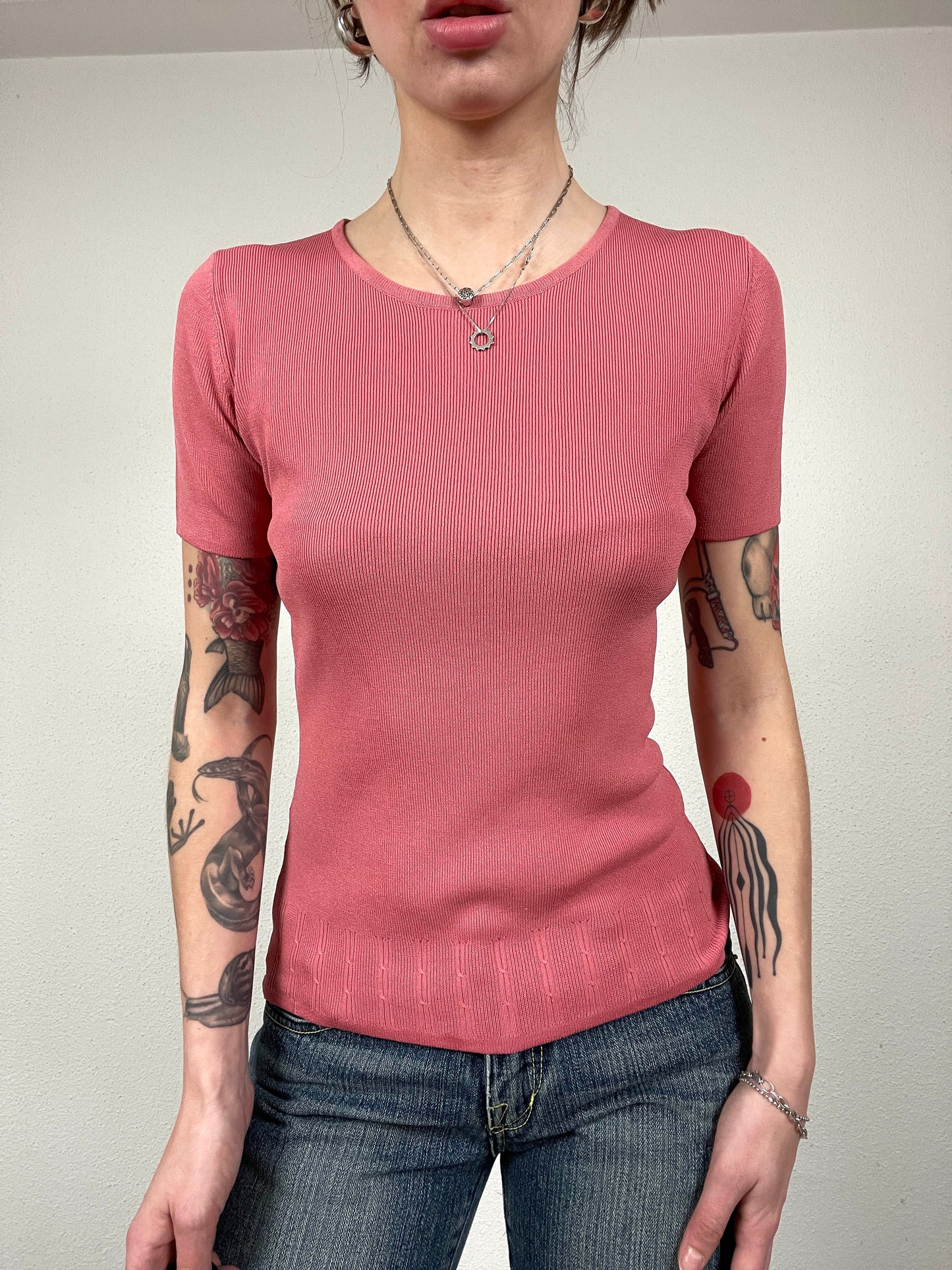 Vintage Versace Jeans Couture Ribbed T-Shirt