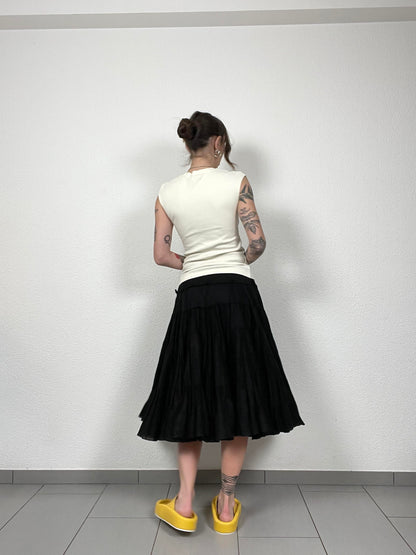 Vintage Boho Luisa Spagnoli Cotton Skirt