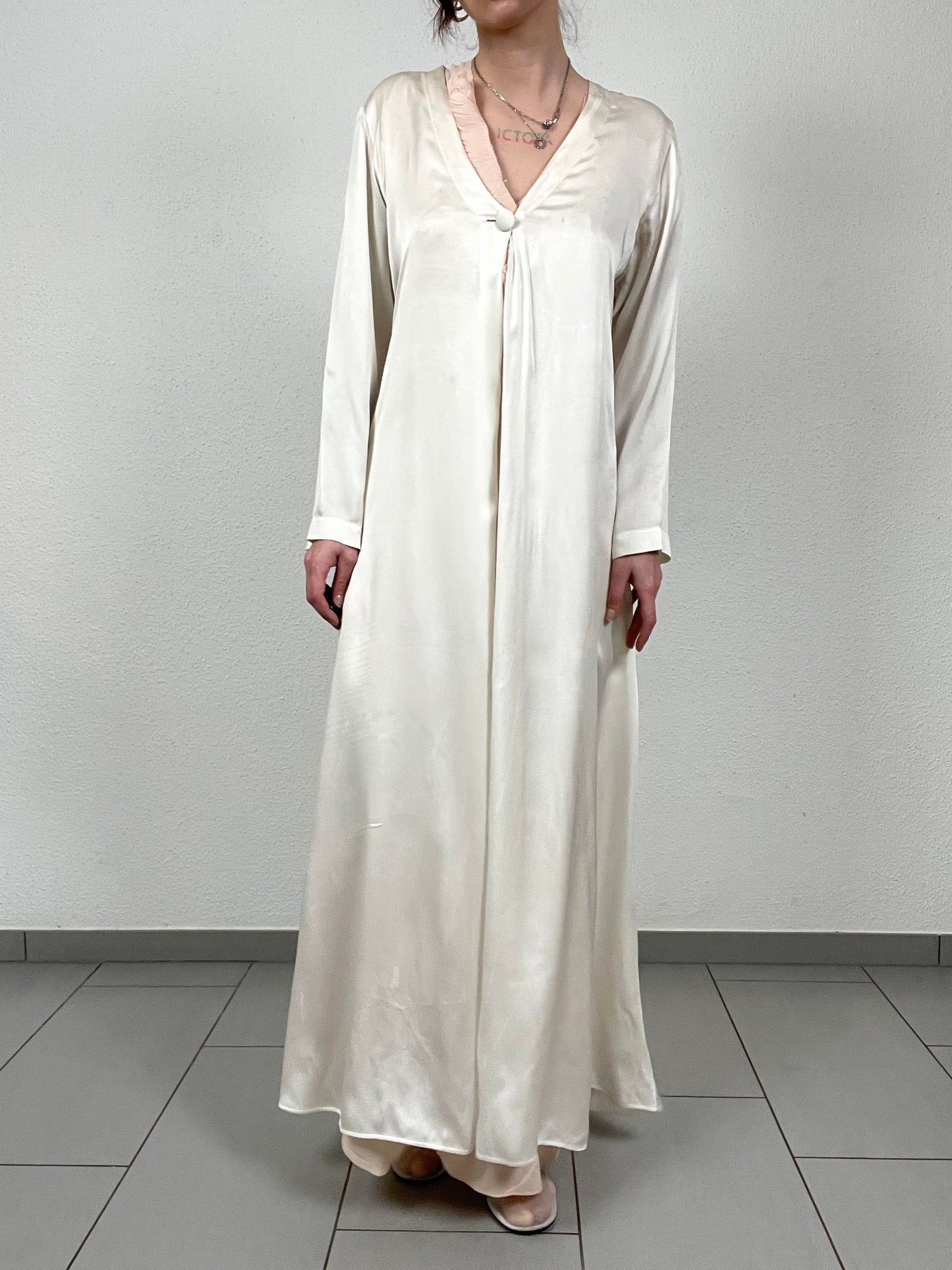 La Perla Vintage Silk Lace Dress