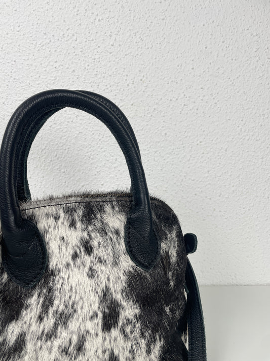 90s–Y2K vintage Italian pony-hair mini bag