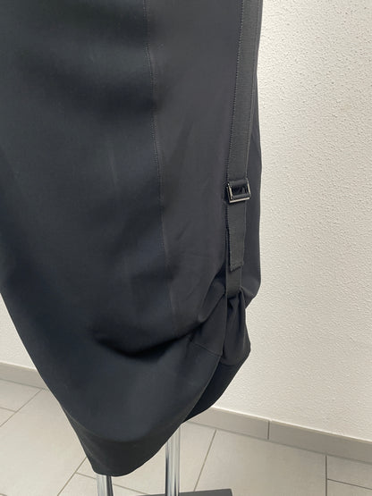 Vintage ’00s MaxMara skirt with adjustable buckle detail