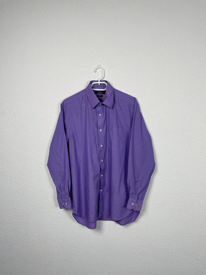 Purple & pink striped cotton shirt by Daniel Hechter Paris