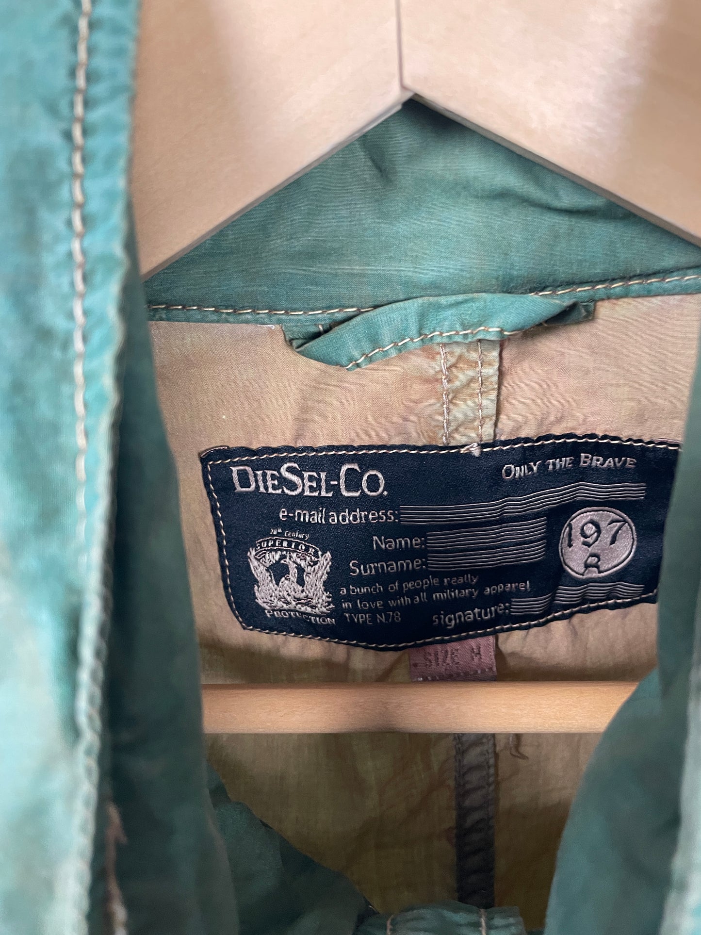 Vintage Diesel Military Jacket – Size M