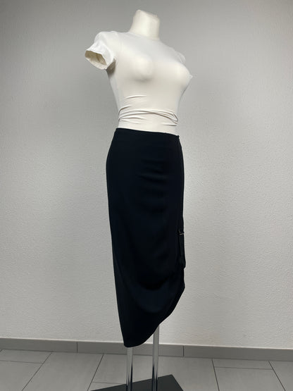 Vintage ’00s MaxMara skirt with adjustable buckle detail