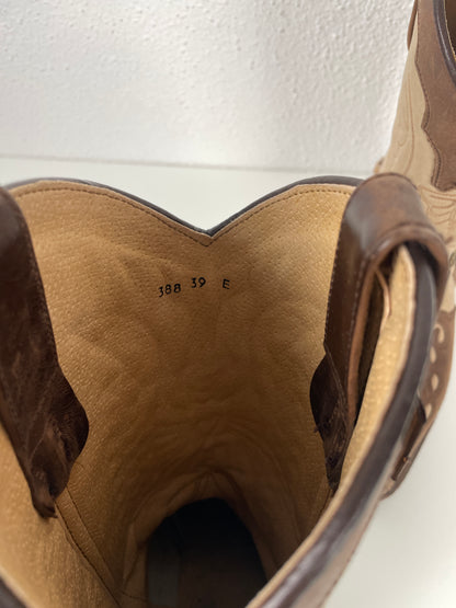 Brown Velverde del Camino cowboy boots