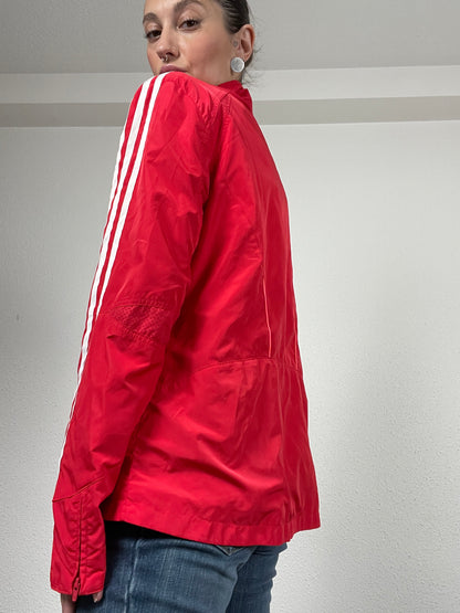 Vintage 2008 red track jacket by Adidas
