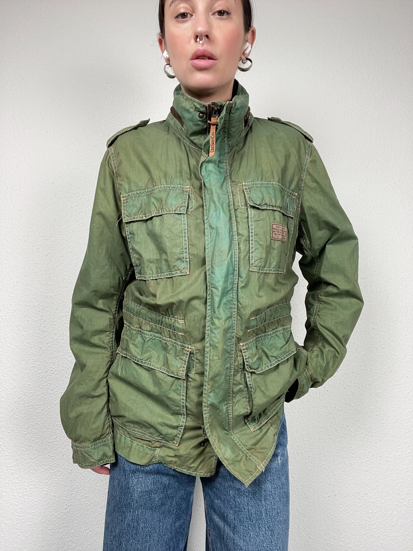 Vintage Diesel Military Jacket – Size M