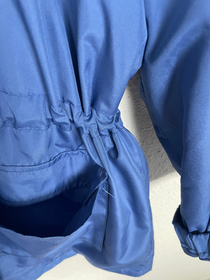Vintage Blue Windbreaker Jacket – Size M