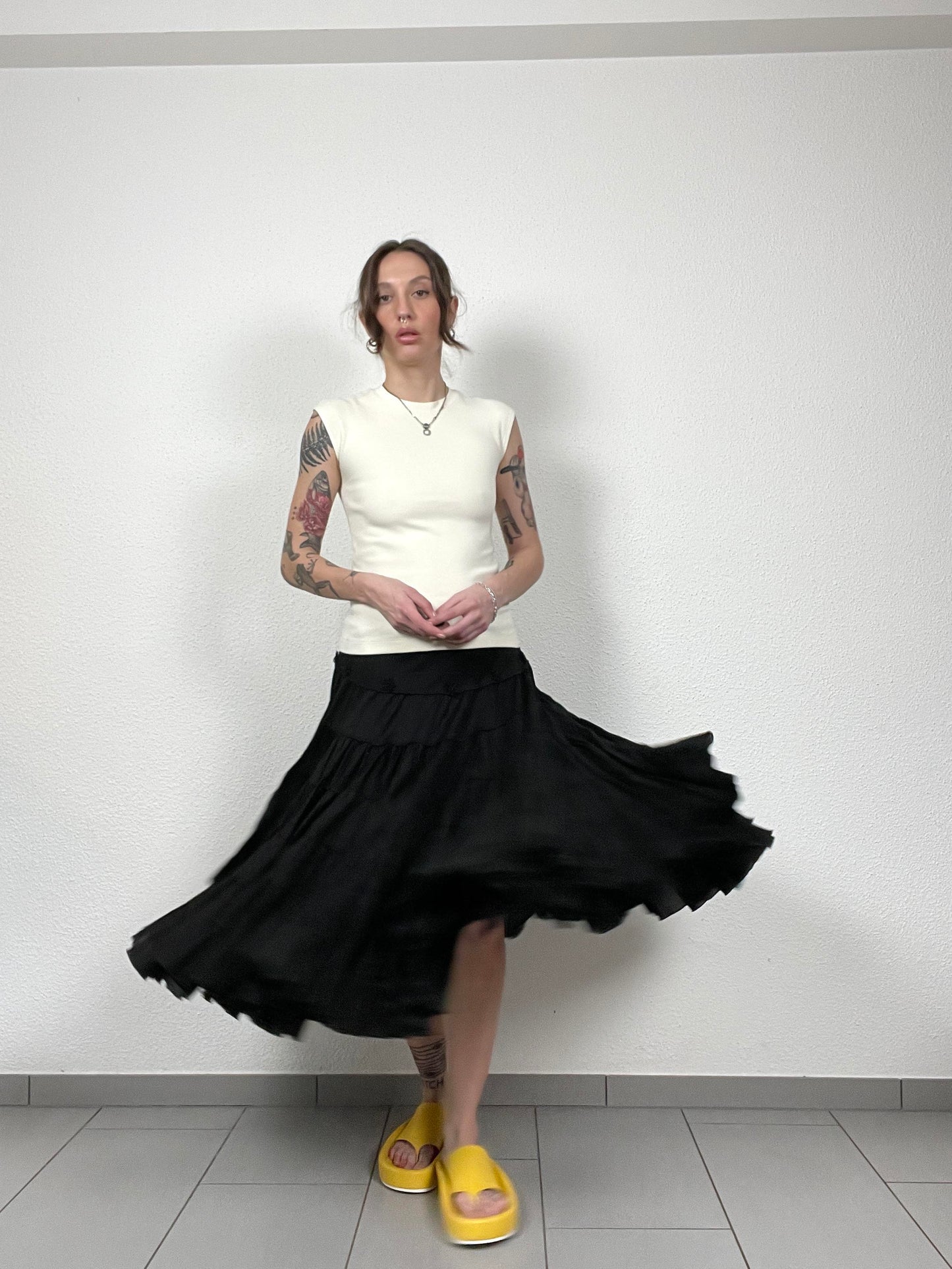 Vintage Boho Luisa Spagnoli Cotton Skirt