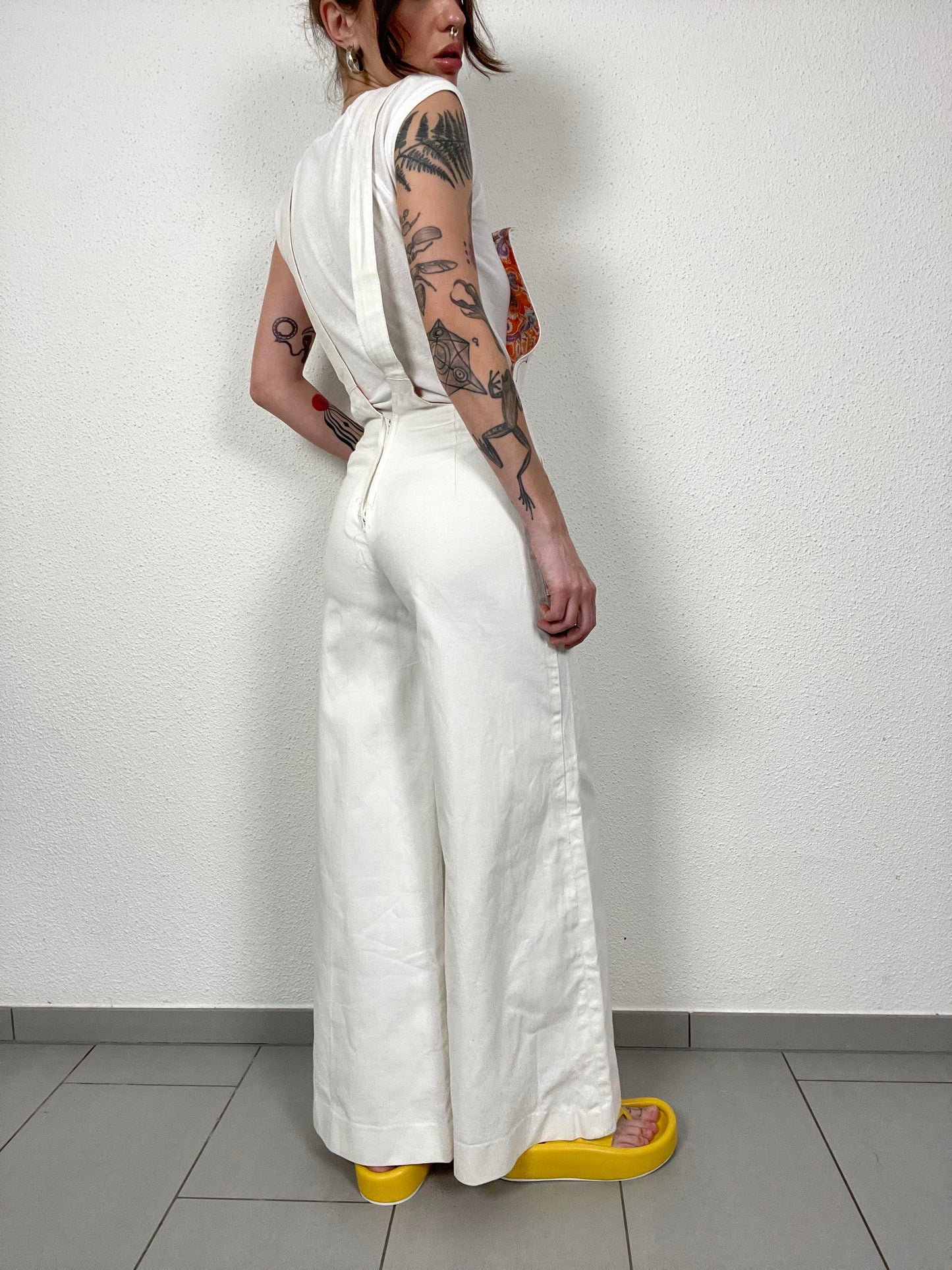 Vintage 70s Embroidered Jumpsuit