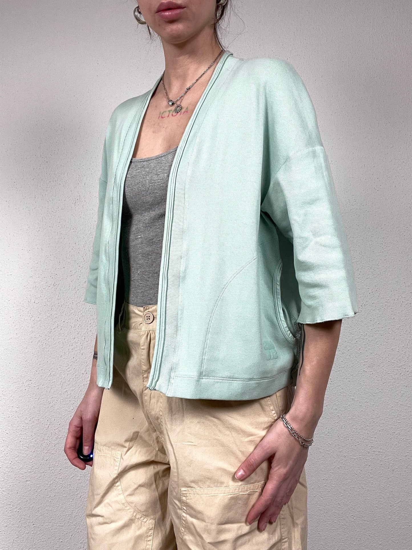Vintage Marc Cain Mint Green Cardigan
