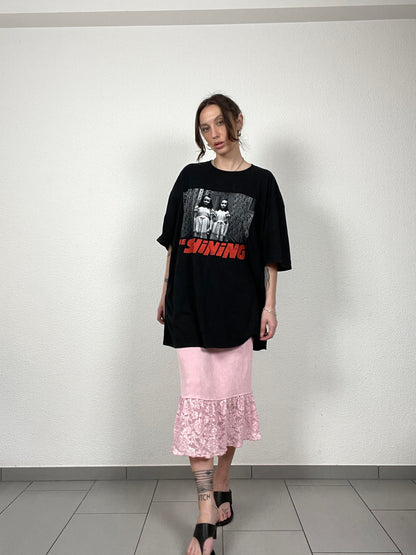 Vintage Pink Midi Skirt