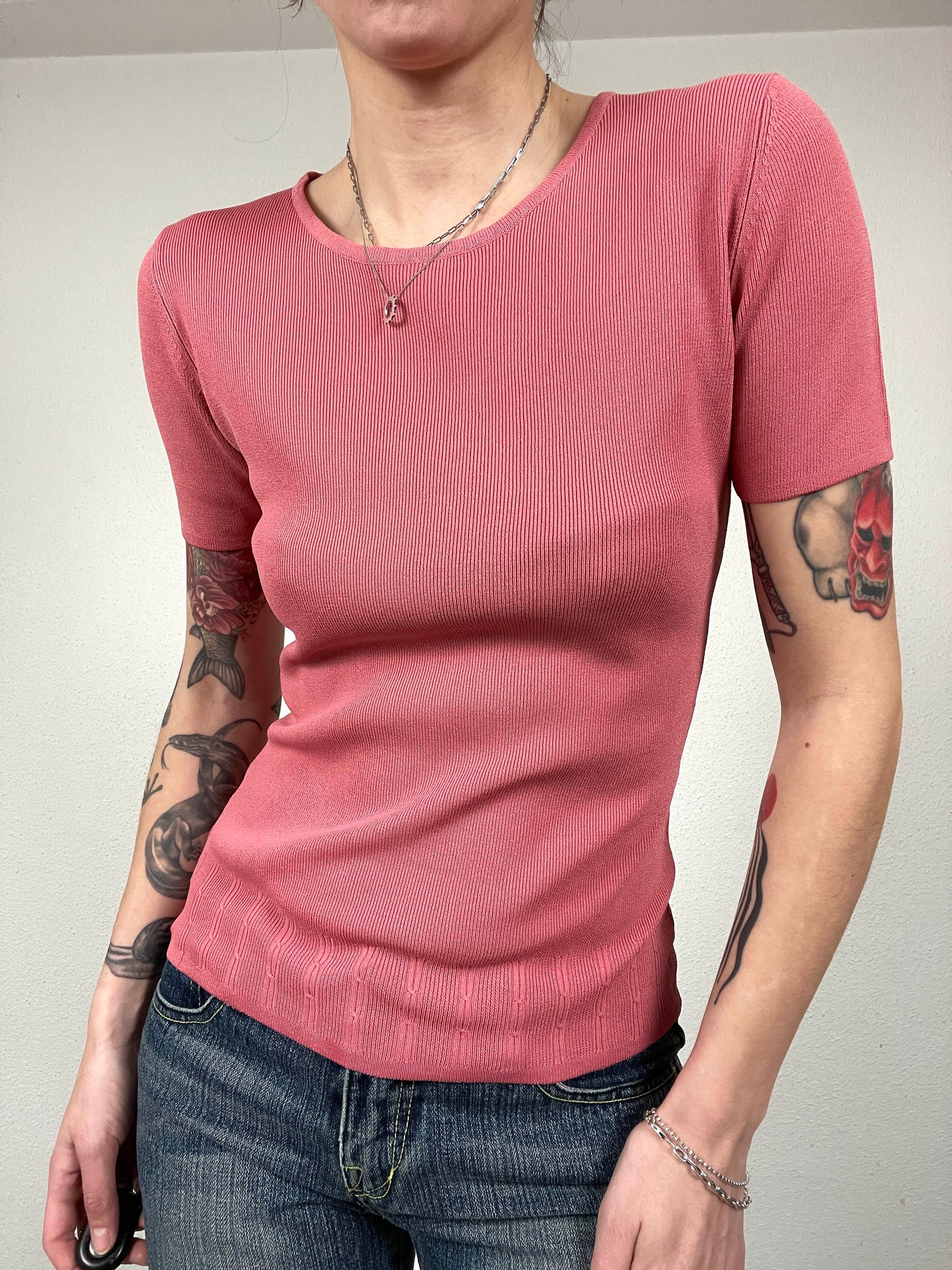 Vintage Versace Jeans Couture Ribbed T-Shirt