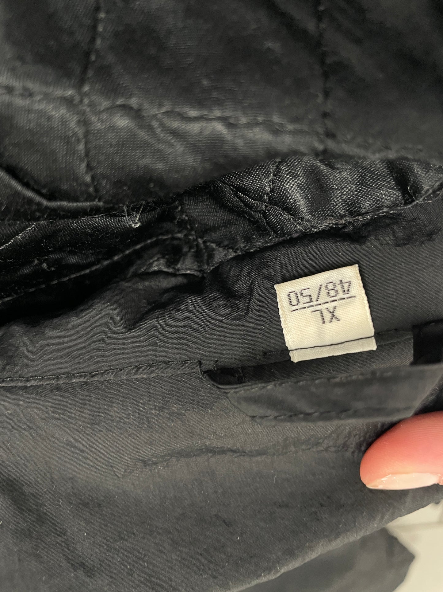 Vintage 1990s oversized black trench coat