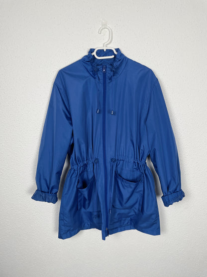 Vintage Blue Windbreaker Jacket – Size M