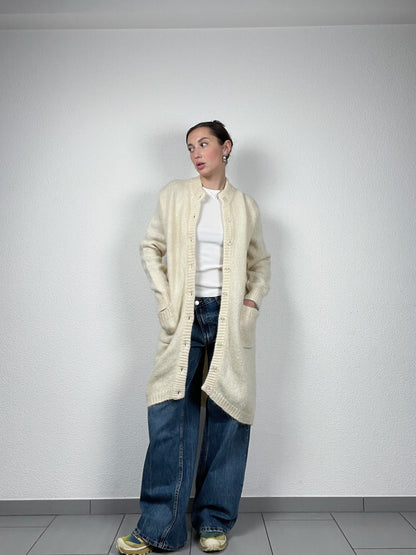 Vintage Benetton Mohair Cardigan Coat – Size M