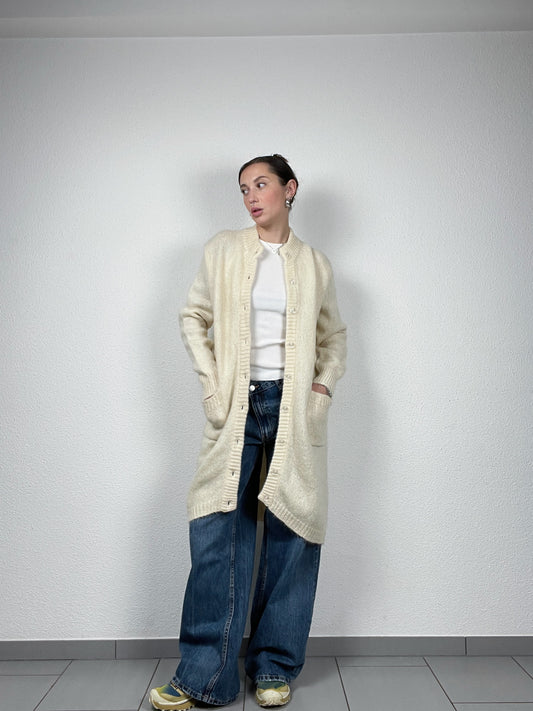 Vintage Benetton Mohair Cardigan Coat – Size M