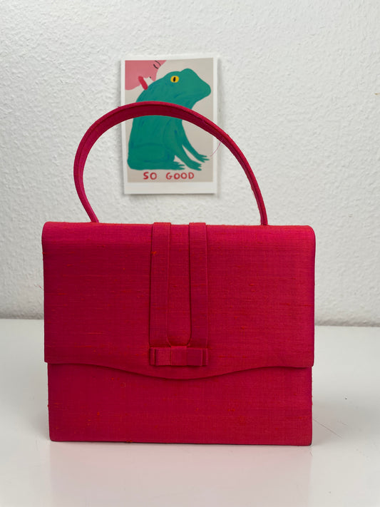 Vintage Star of Siam Pink Silk Handbag – 80s/90s