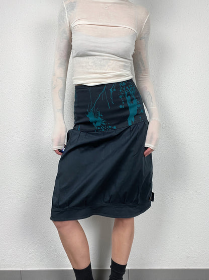 Vintage Skunkfunk graphic skirt