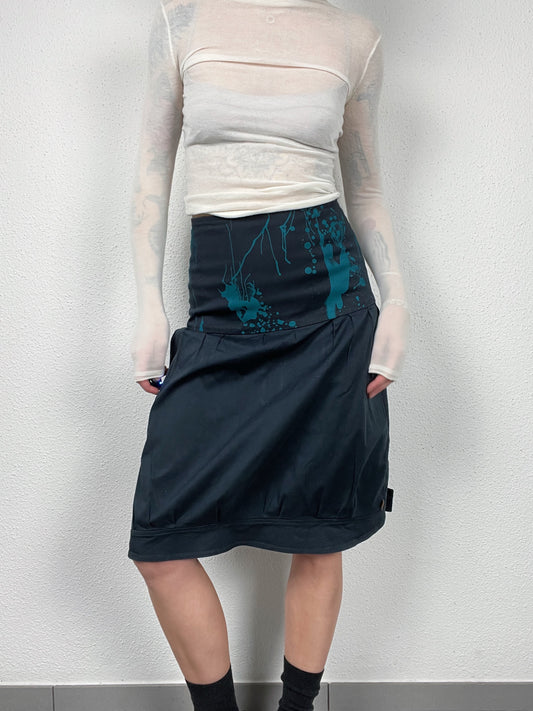 Vintage Skunkfunk graphic skirt