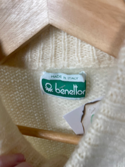 Vintage Benetton Mohair Cardigan Coat – Size M