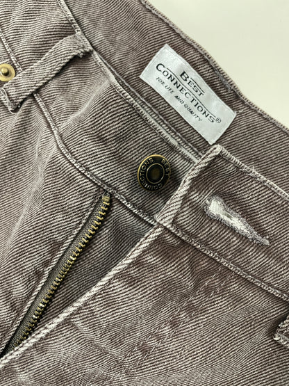 Vintage Y2K thick flared jeans