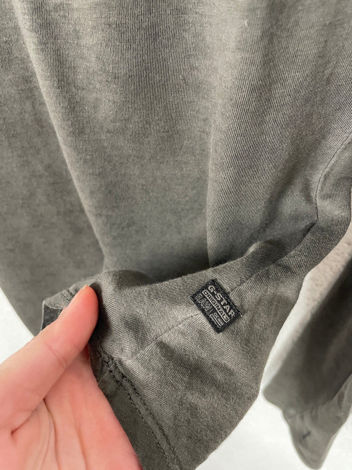 Vintage G-Star RAW Long Sleeve Top – Khaki Green – Size S