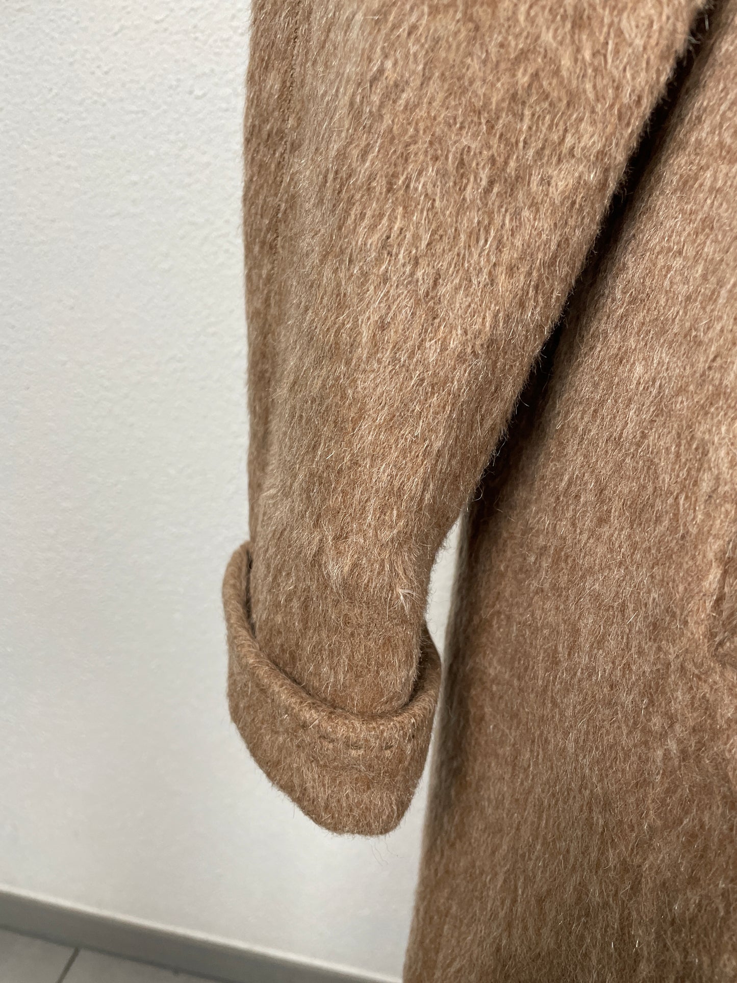 Vintage 70s oversized lama wool coat