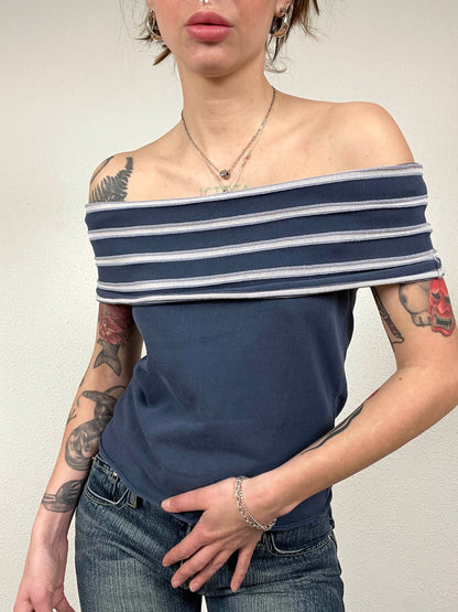 Vintage Sportmax Off-Shoulder Top