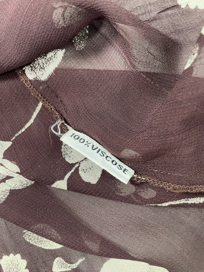 Vintage Floral Sheer Blouse