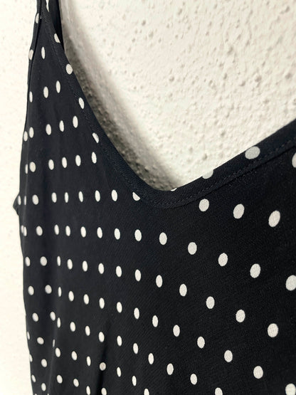 Vintage Y2K Polka Dot Asymmetrical Dress