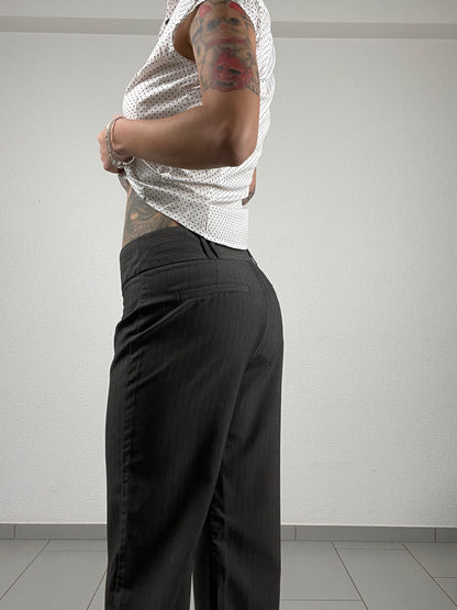 Vintage Y2K 2000s classic low waist trousers
