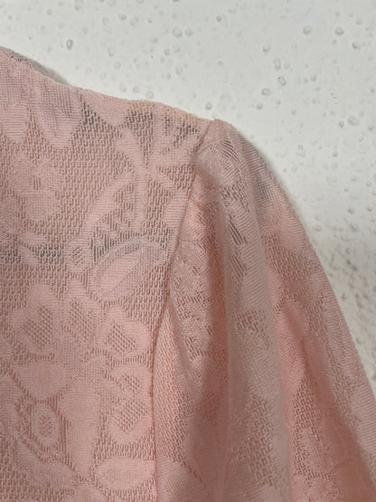 Vintage Hanro Pink Lace Nightgown – Size M