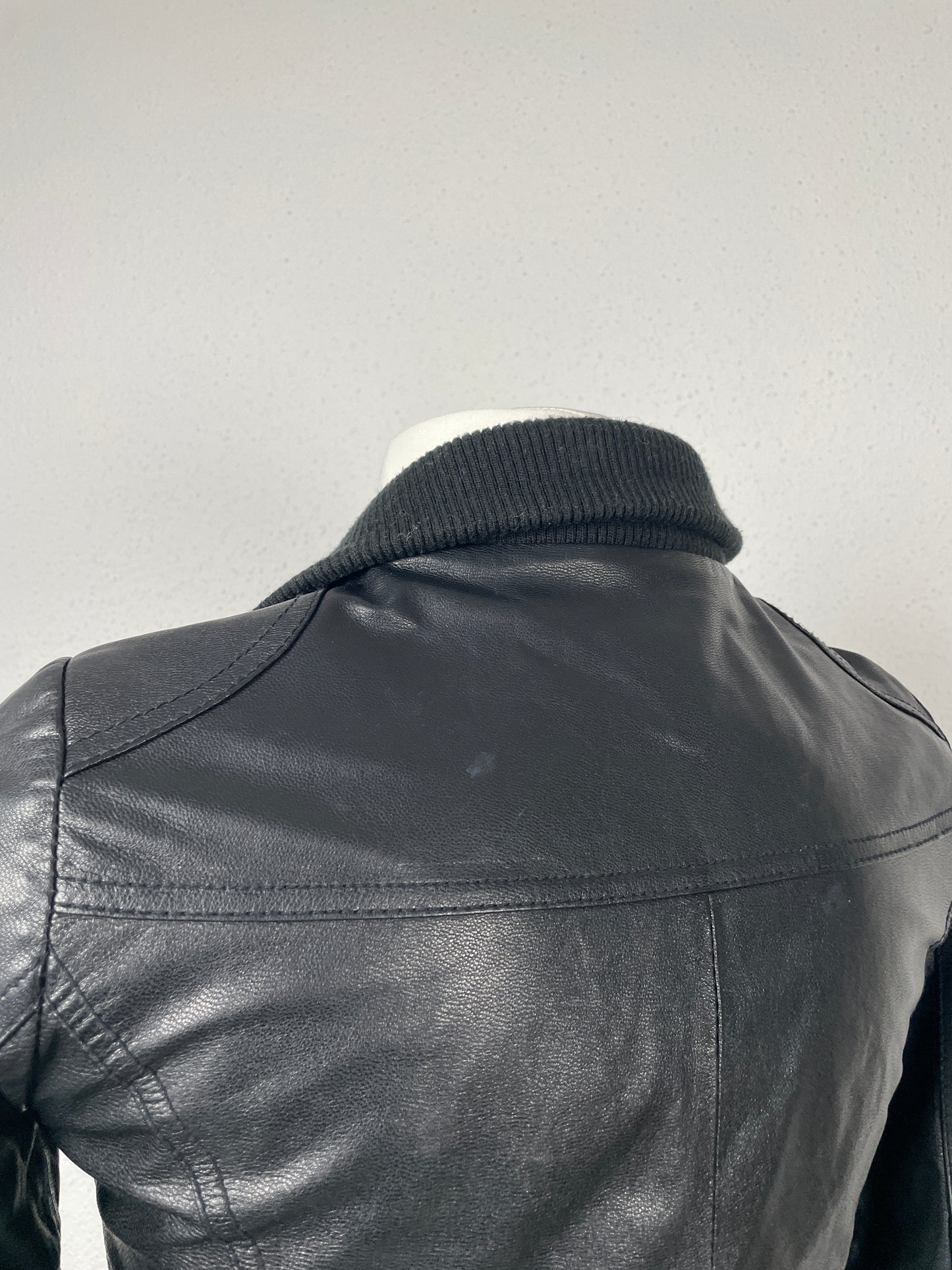 Vintage black 2000s Nappa leather jacket