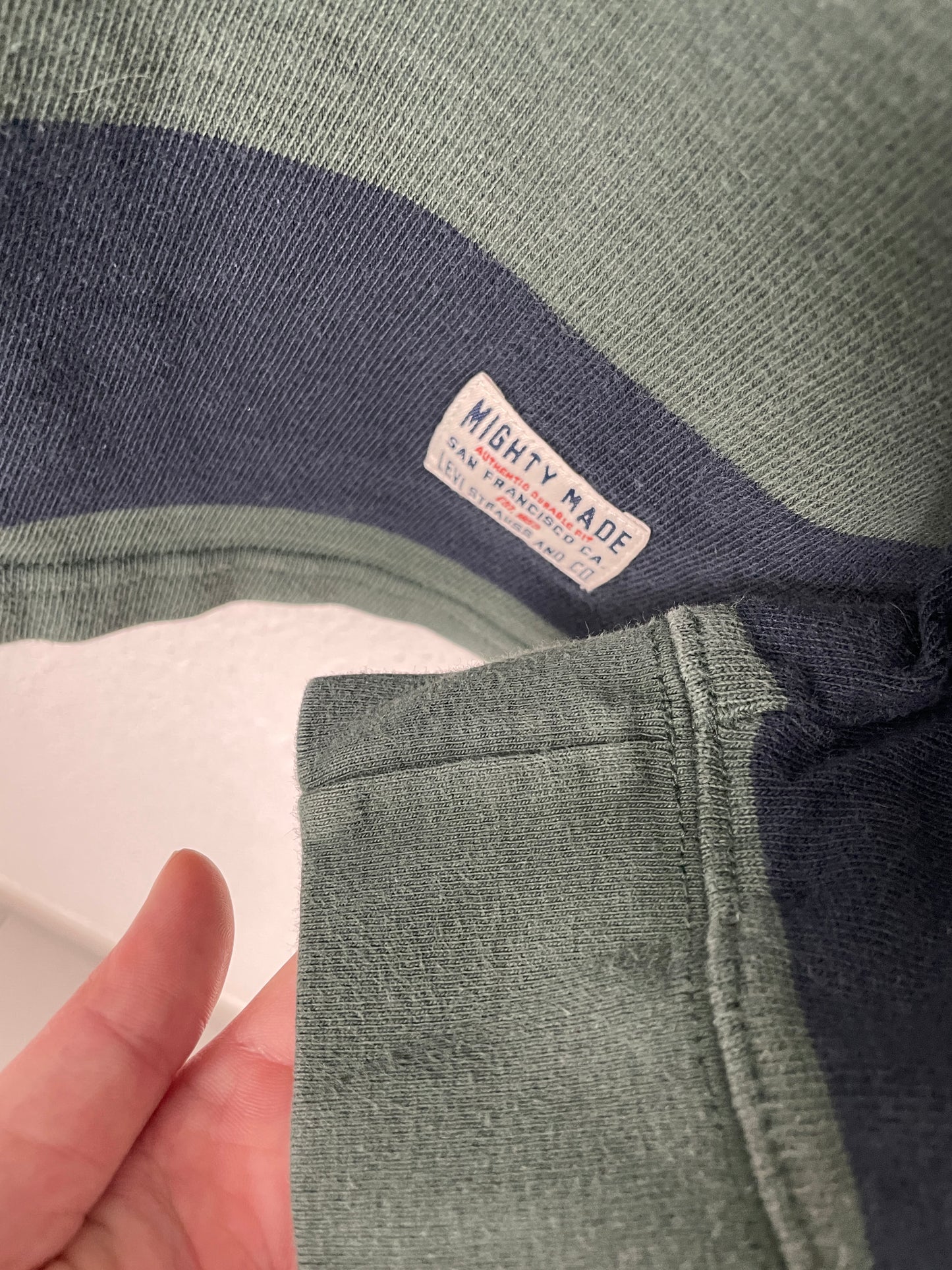 Levi’s cotton striped polo longsleeve shirt