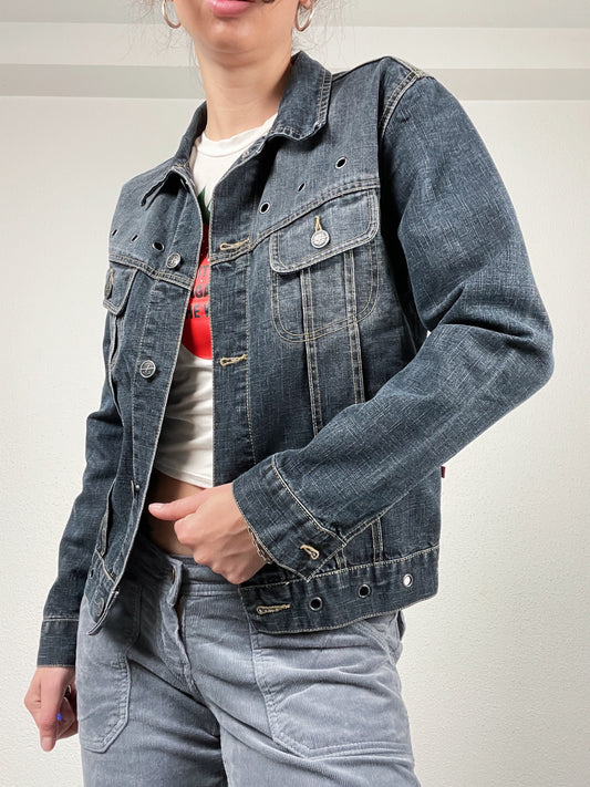 Vintage Early 2000s Denim Jacket by MillindyX – Size L
