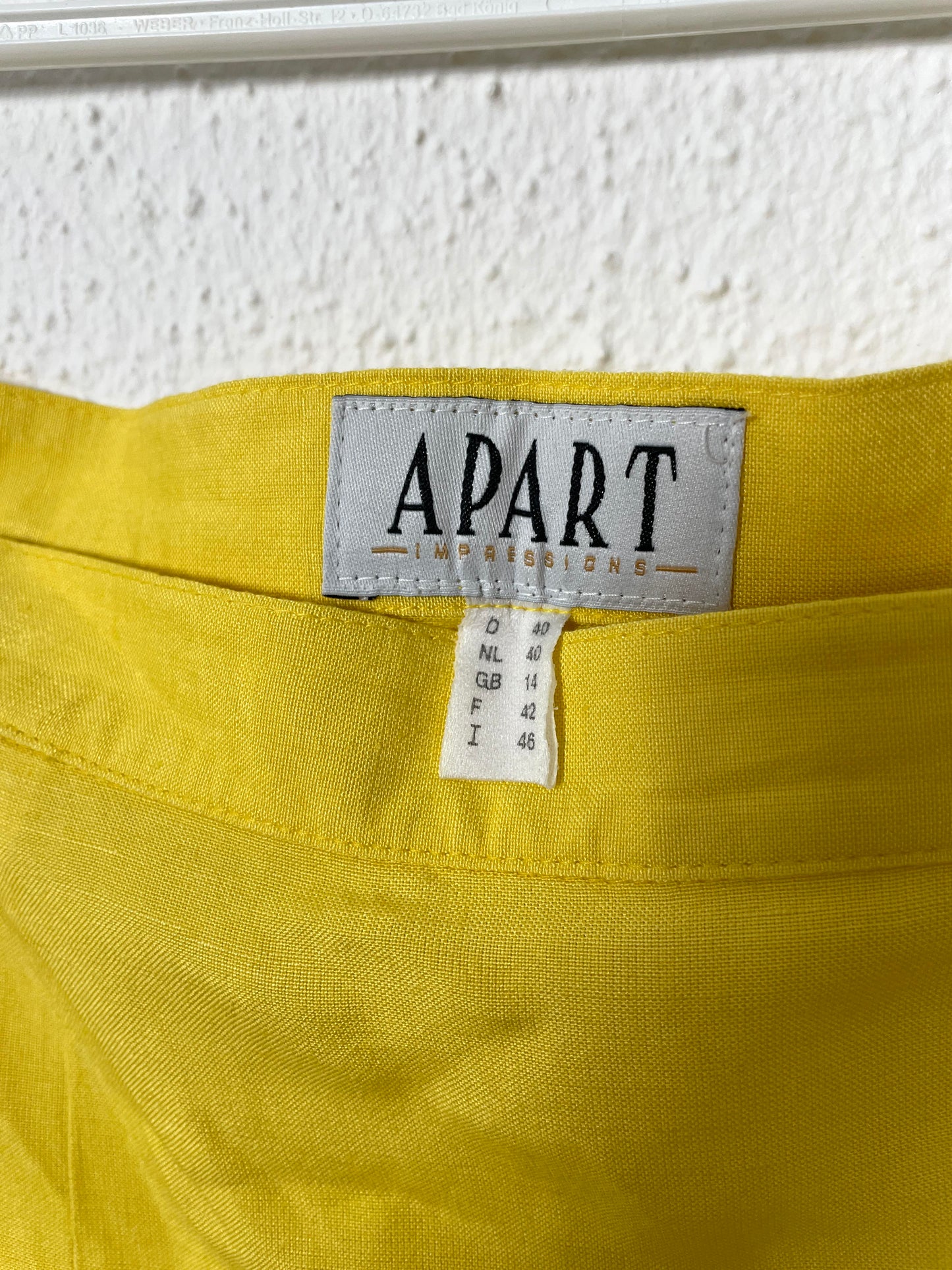Vintage yellow Maxi Skirt