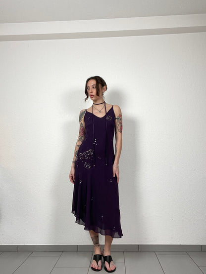 Vintage Planet Silk Dress