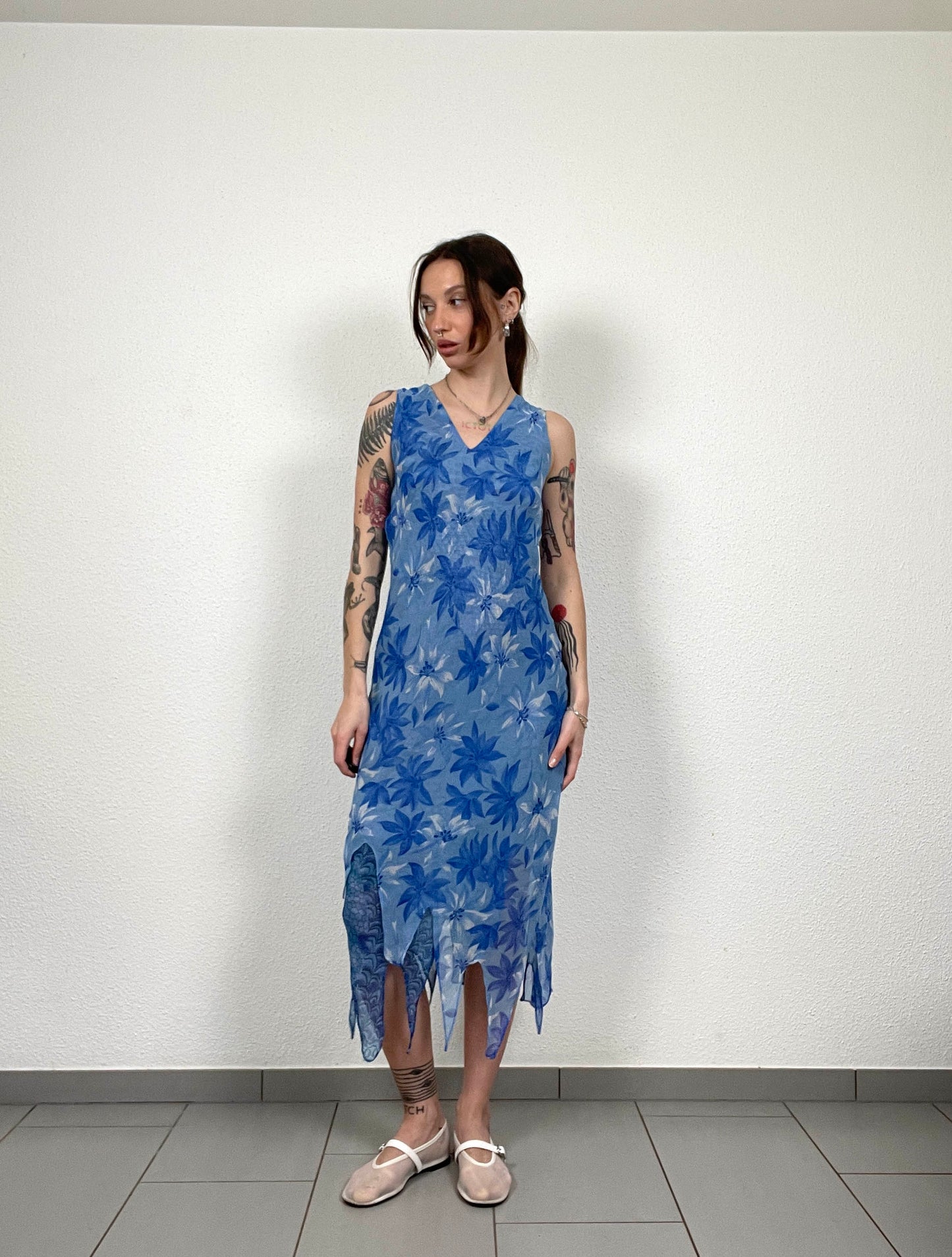 Vintage Y2K Reversible Asymmetrical Dress