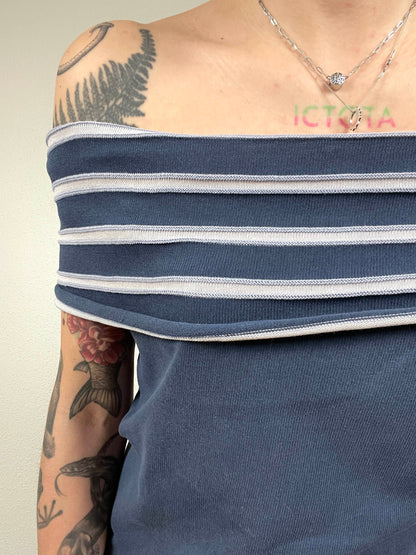 Vintage Sportmax Off-Shoulder Top