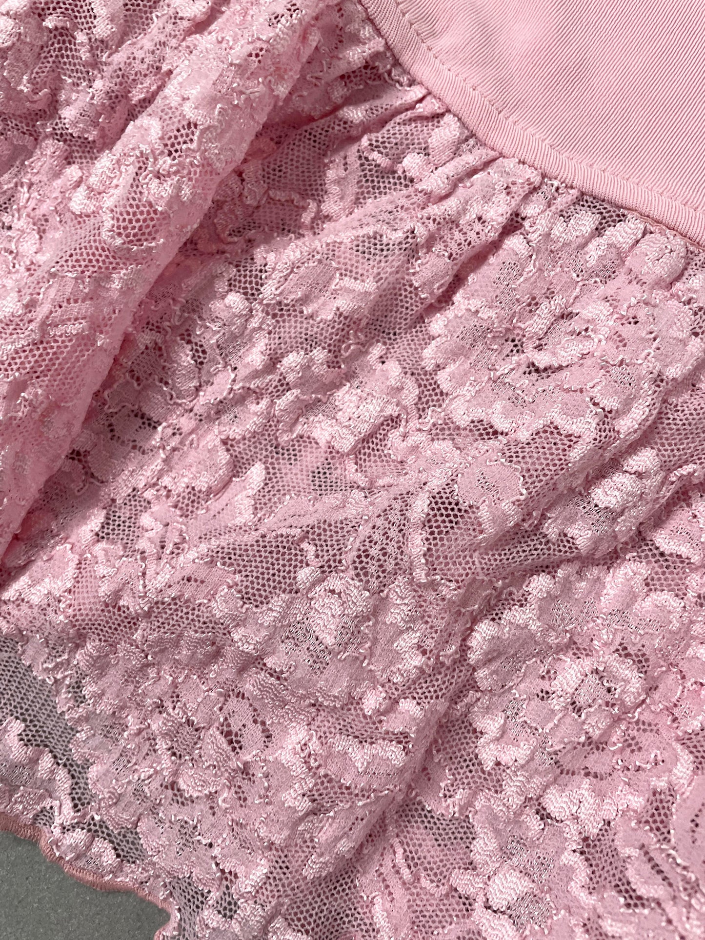 Vintage Pink Midi Skirt