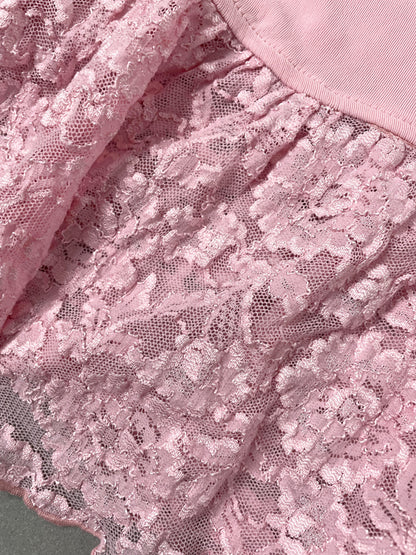 Vintage Pink Midi Skirt